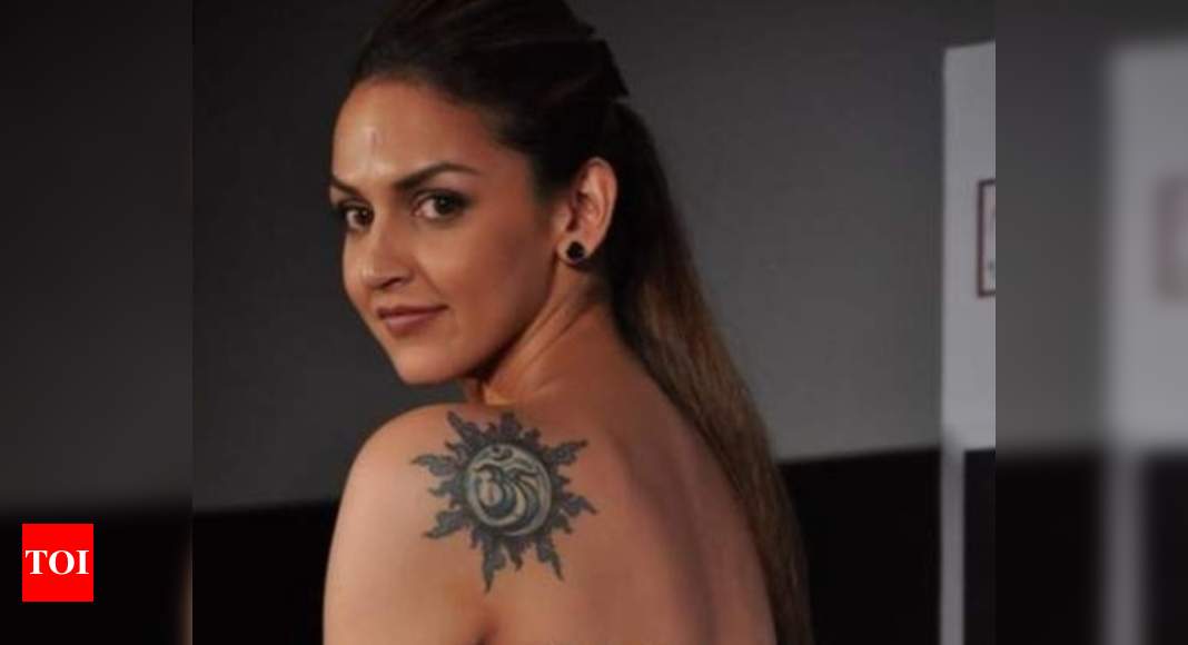 Esha Deol | Beautiful small tattoos, Cool shoulder tattoos, Elegant tattoos