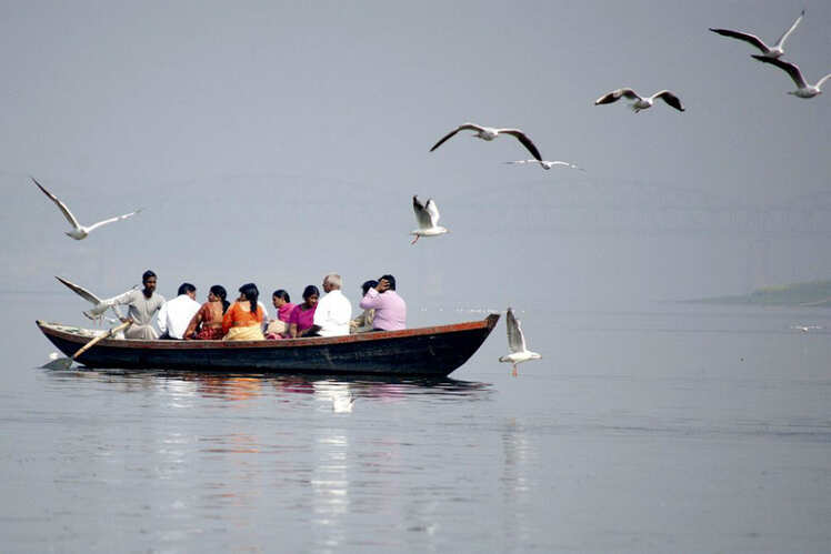 Boats on the Ganga