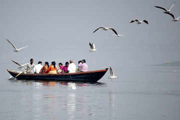 Boats on the Ganga