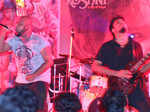 Downtroddence band performs at a concert