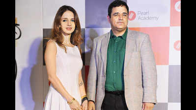 Sussanne at the launch of Pearl Academy's new campus in Mumbai