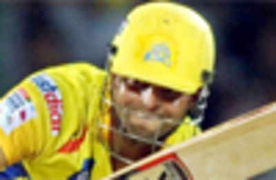 CSK post a massive 205 for four against KXIP