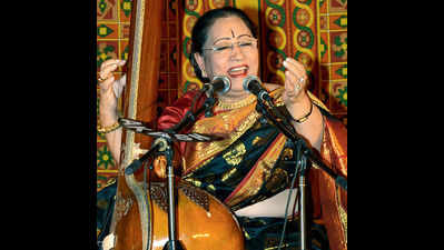 Begum Parveen Sultana charmed music enthusiasts in Manav Sangrahalay in Bhopal