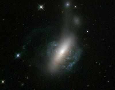 Two black holes in death dance 2 billion light years away