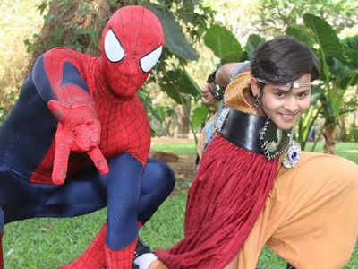 Baal Veer and Spider-Man join forces against evil