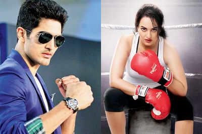 Vijender trained Sonakshi in boxing at Akshay’s gym