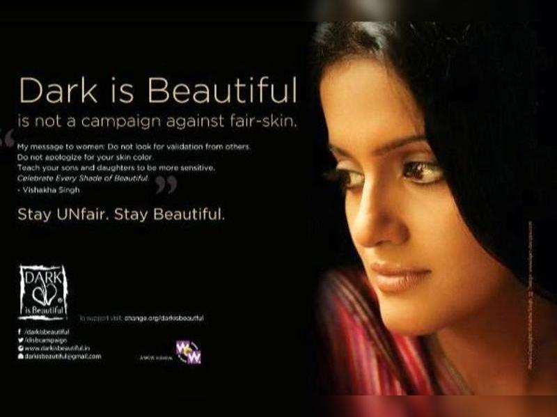 Vishakha Singh supports Dark is Lovely