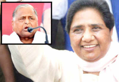 Mulayam contesting from Azamgarh to please second wife: Mayawati