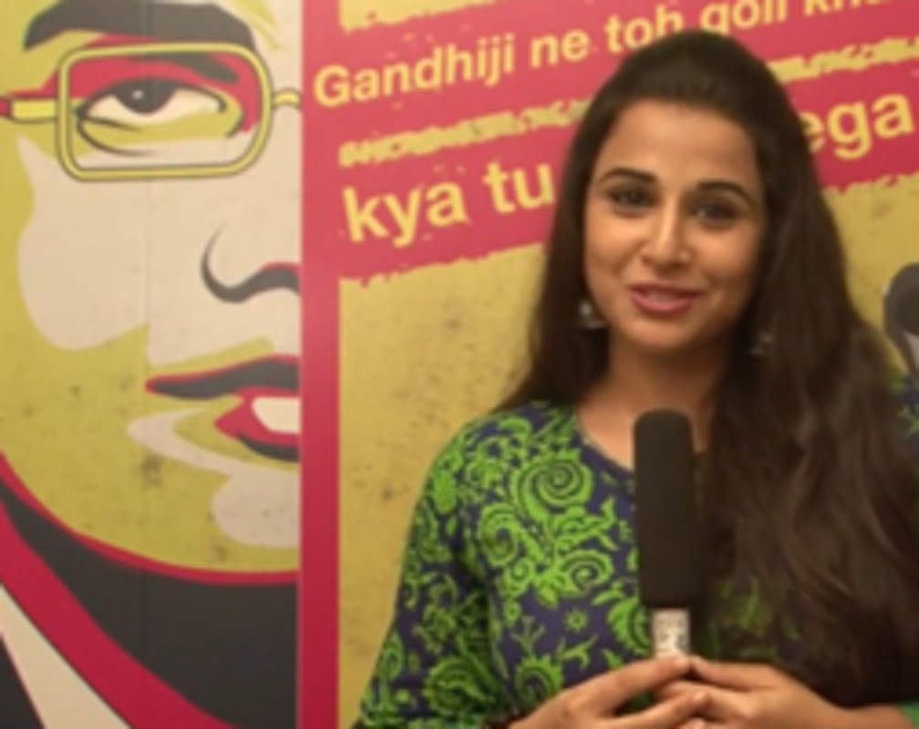 
Vidya Balan pours her heart out and talks about 'Manjunath'
