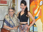 Urvashi inaugurates art exhibition