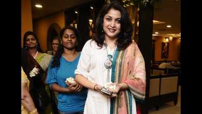 Actress Ramya Krishnan graced the launch of Parambriym - Southern Dining at Anna Nagar in Chennai