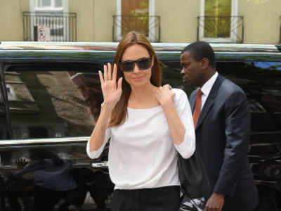 Angelina Jolie still great friends ex husband Jonny Lee Miller