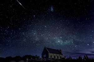 The night sky over Lake Tekapo