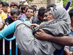 Chaos outside Eden Gardens