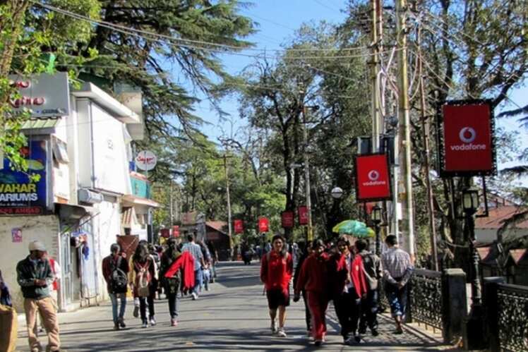 Mussoorie's Mall Road