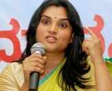 Is Ramya celebrating her defeat in Lok Sabha polls?