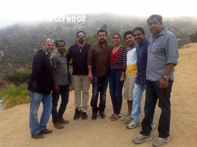 Mohanlal and gang in Hollywood!