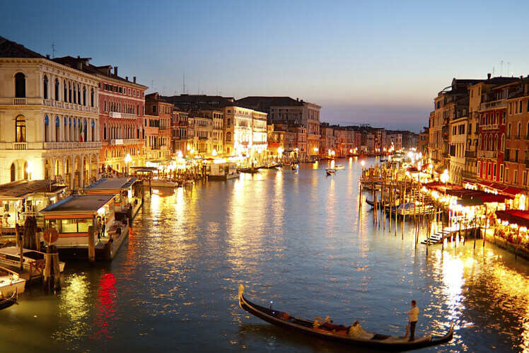 An evening in Venice