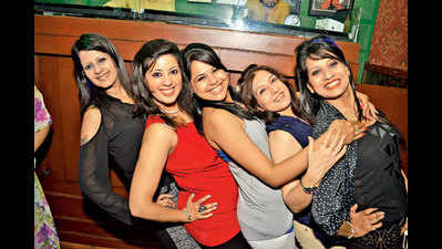 City people partied hard at a lounge last weekend in Bhopal