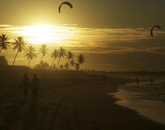 Kitesurfing in Brazil