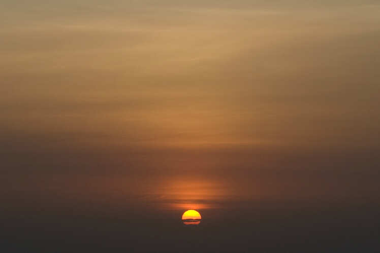 See a beautiful sunset