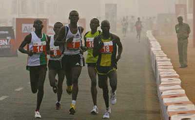 Ethiopia S Deriba Merga Wins Delhi Half Marathon More Sports News Times Of India