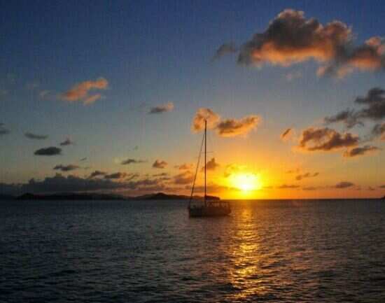 Sailing in the stunning British Virgin Islands