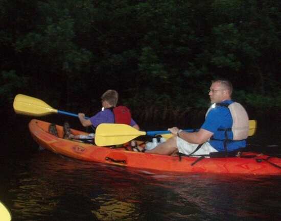 Kayaking in the bays at Fajardo