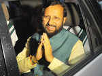 Prakash Javadekar catches latecomers in I&B ministry