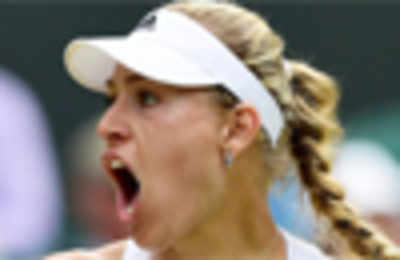 Angelique Kerber stuns Maria Sharapova to reach Wimbledon quarters