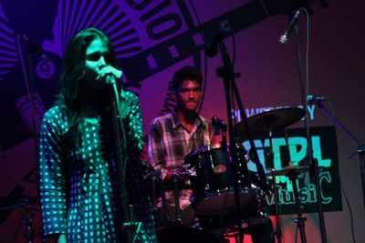 Progressive rock band KarmA performs at the weekly Rock Studio concert at R3 mall in Ahmedabad