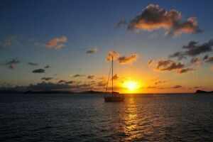 Sailing in the stunning British Virgin Islands