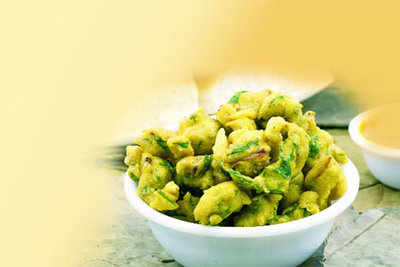 Try healthy pakoras during the rains