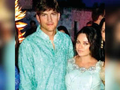 Mila Kunis Ashton Kutcher And Mila Kunis Go Indian For A Friend S Wedding English Movie News Times Of India