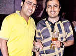 Sumit Chawla, Raveena party with friends