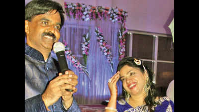 Vipul and Anuj Varshney's 25th wedding anniversary blue themed party in Lucknow