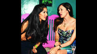 Fashion designers and models party hard at Guppy bar in Delhi