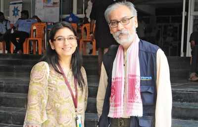Kavitha Bahl and Nandan Saxena spotted at the closing ceremony of International Documentary and Short Film Festival, Trivandrum