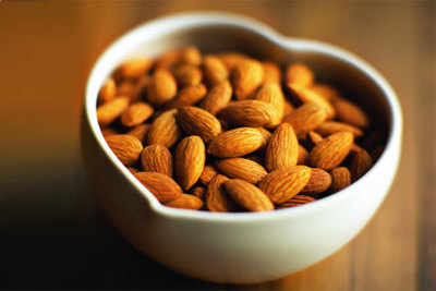 Almonds are a healthy snacking option