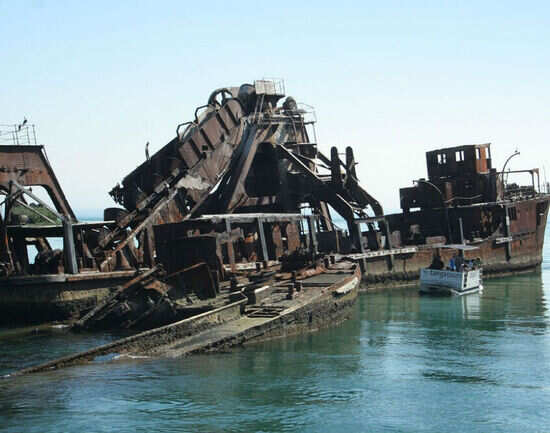 The Tangalooma Wrecks of Moreton Island