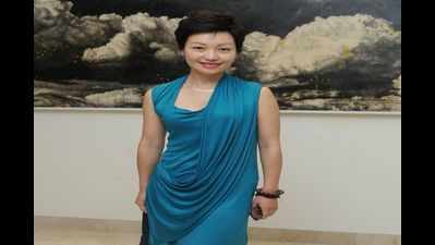 Chinese painting exhibition at Kalakriti Art Gallery in Hyderabad