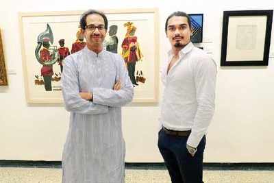 Uddhav Thackeray attends Prafulla Dahanukar Art Foundation exhibition in Mumbai