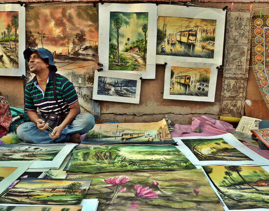 Street shopping in Kolkata