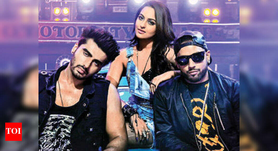 Tevar Arjun KapoorSonakshi Sinha shoot a song with Amplifier singer