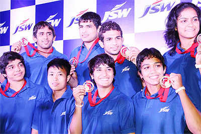 Indian wrestlers soak in the adulation