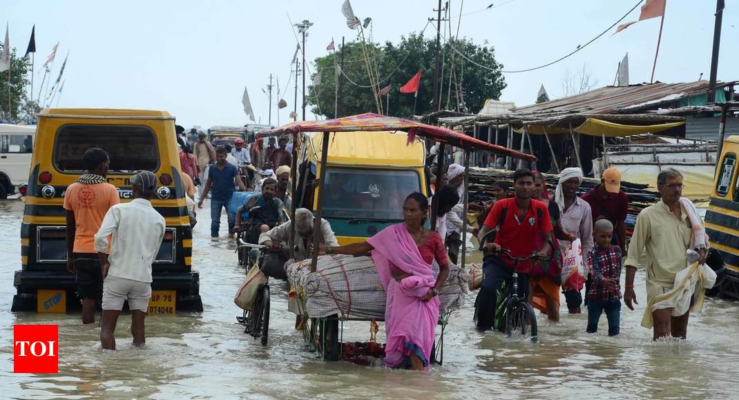 Flood scare: Phaphamau, Naini submerged | Allahabad News - Times of India