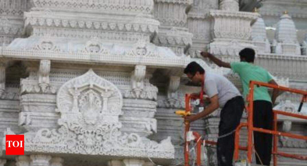 In New Jersey's Desi Central, a great Hindu temple rises - Times of India