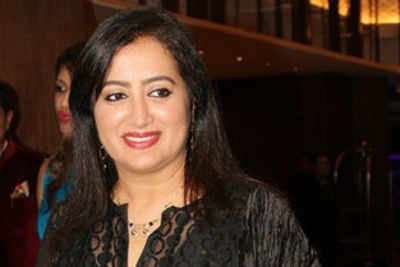 Sumalatha Ambareesh and Vani Ganapathy at the Hilton launch, Bangalore