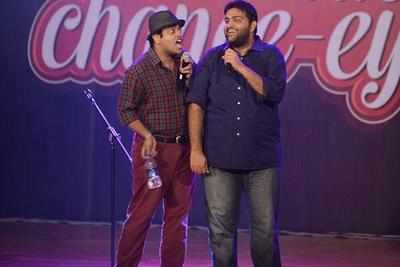 Ashwin Rao and Bhargav Ramakrishnan bring the house down at a standup comedy show at the Music Academy in Chennai