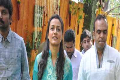 Mahesh Babu and Koratala​ Siva's movie muhurtham at Ramanaidu Studios in Hyderabad